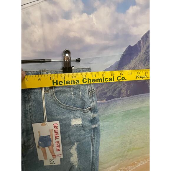 NWT Wax Women's Original Denim Mid Waist Mini Skirt Size M - Picture 7 of 10